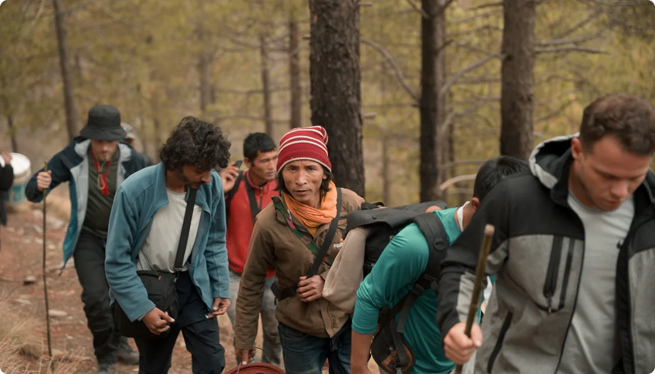 The Journey through the Mountains.